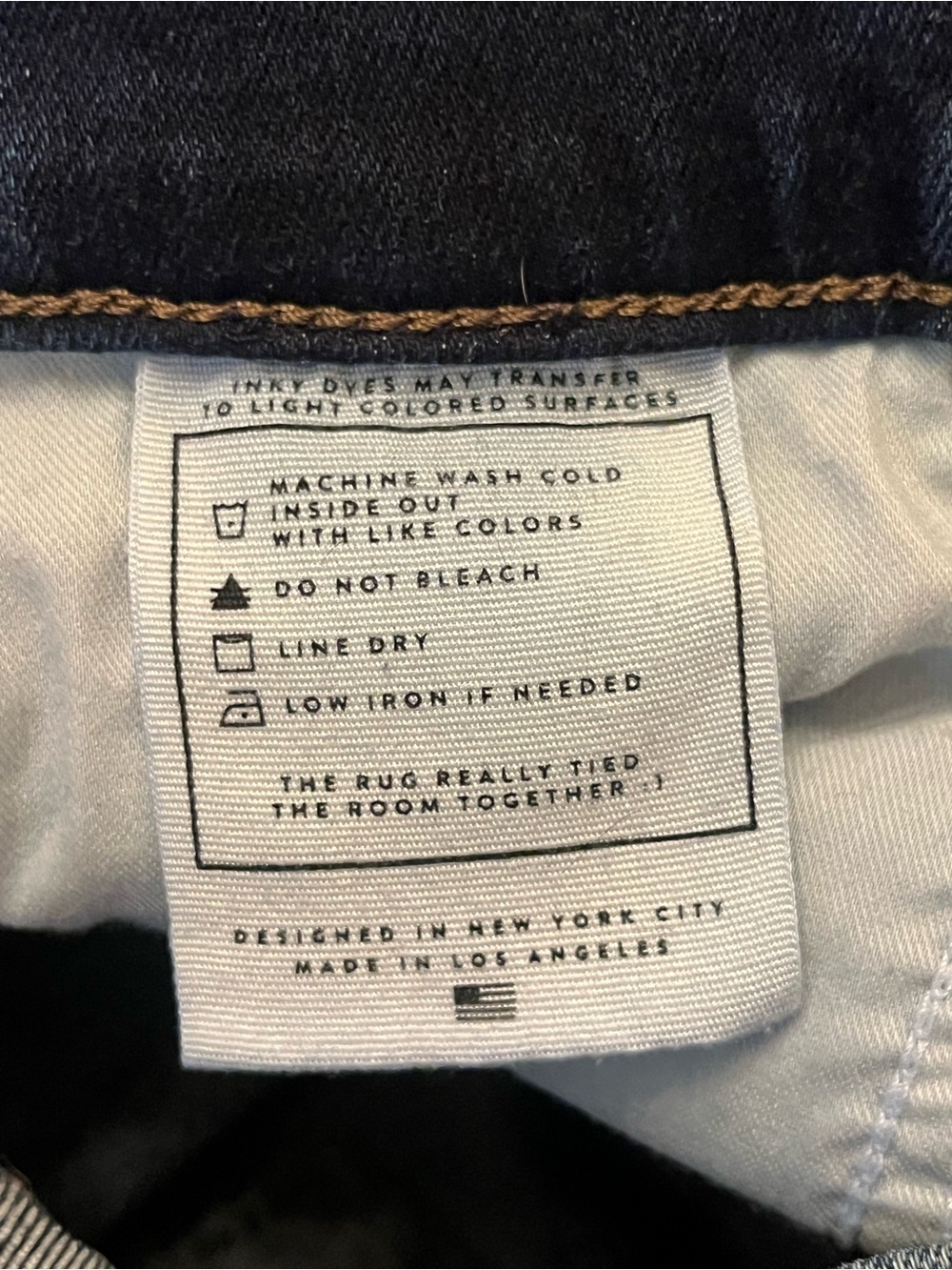 AYR Straight Leg Dark Blue Jeans - Picture 8 of 11